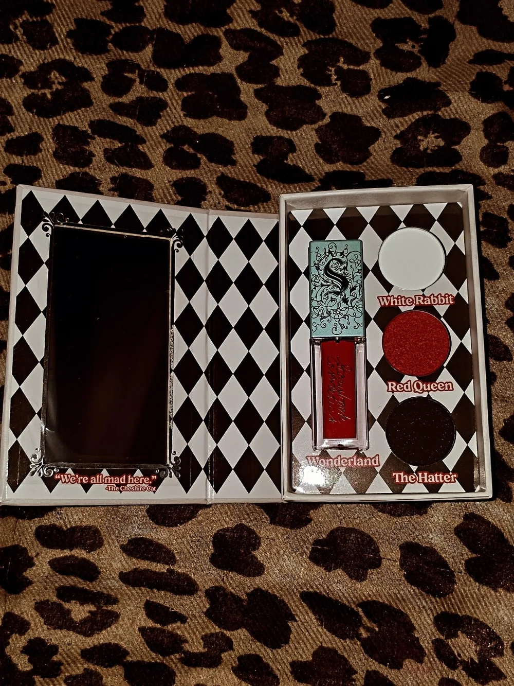 Storybook Cosmetics Palette - White, Black, Red